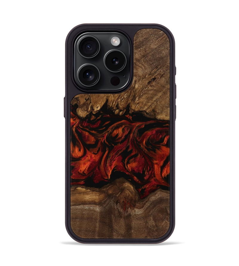 iPhone 15 Pro Wood Phone Case - Candi (Red, 753170)