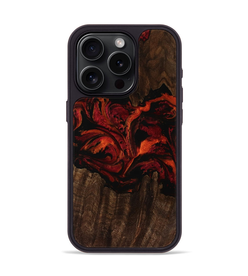 iPhone 15 Pro Wood Phone Case - Lucille (Red, 753192)