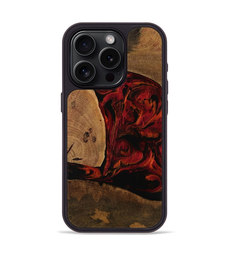 iPhone 15 Pro Wood Phone Case - Wesson (Red, 753193)