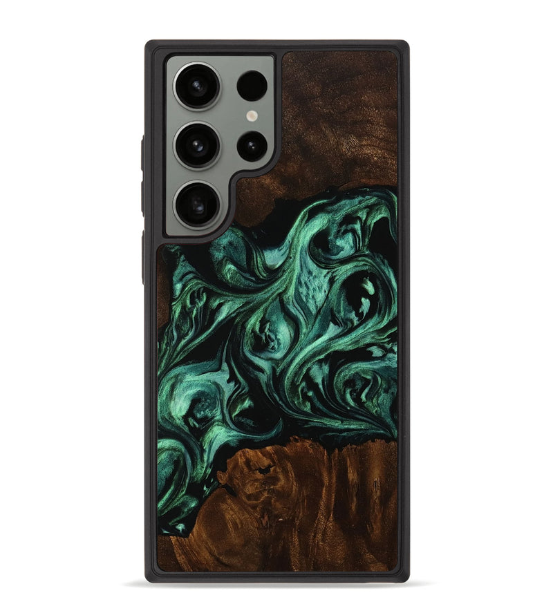 Galaxy S23 Ultra Wood Phone Case - Jenesis (Green, 753345)