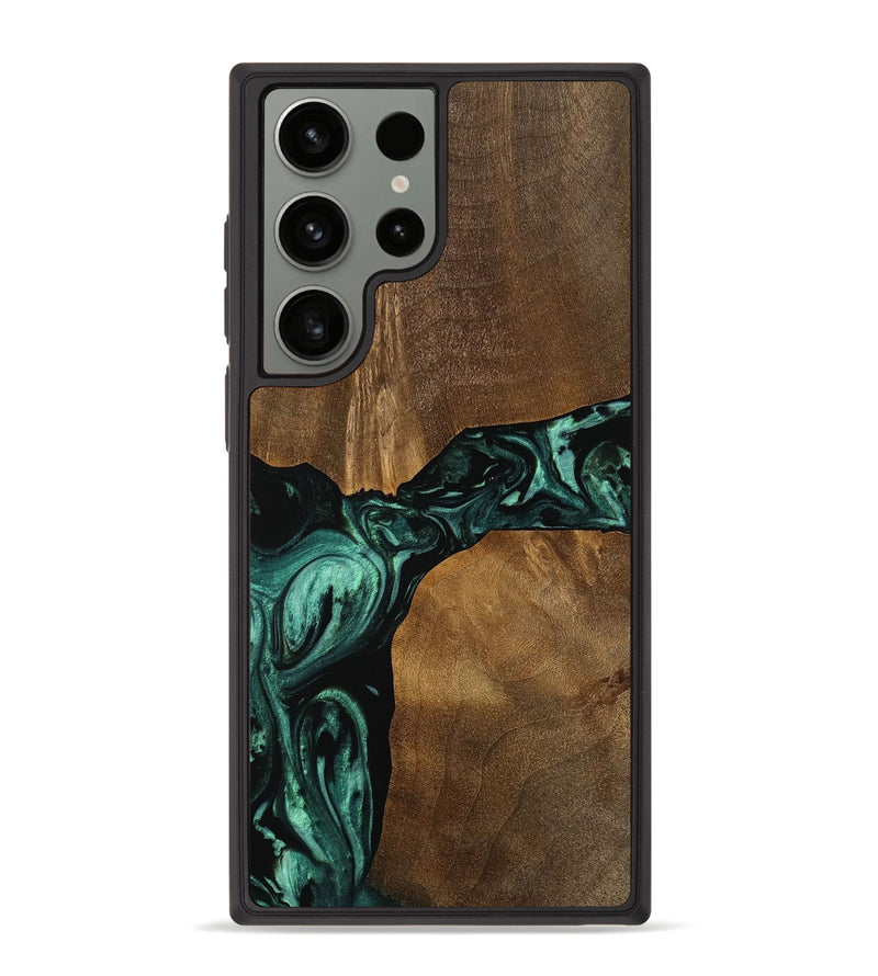 Galaxy S23 Ultra Wood Phone Case - Gavin (Green, 753354)