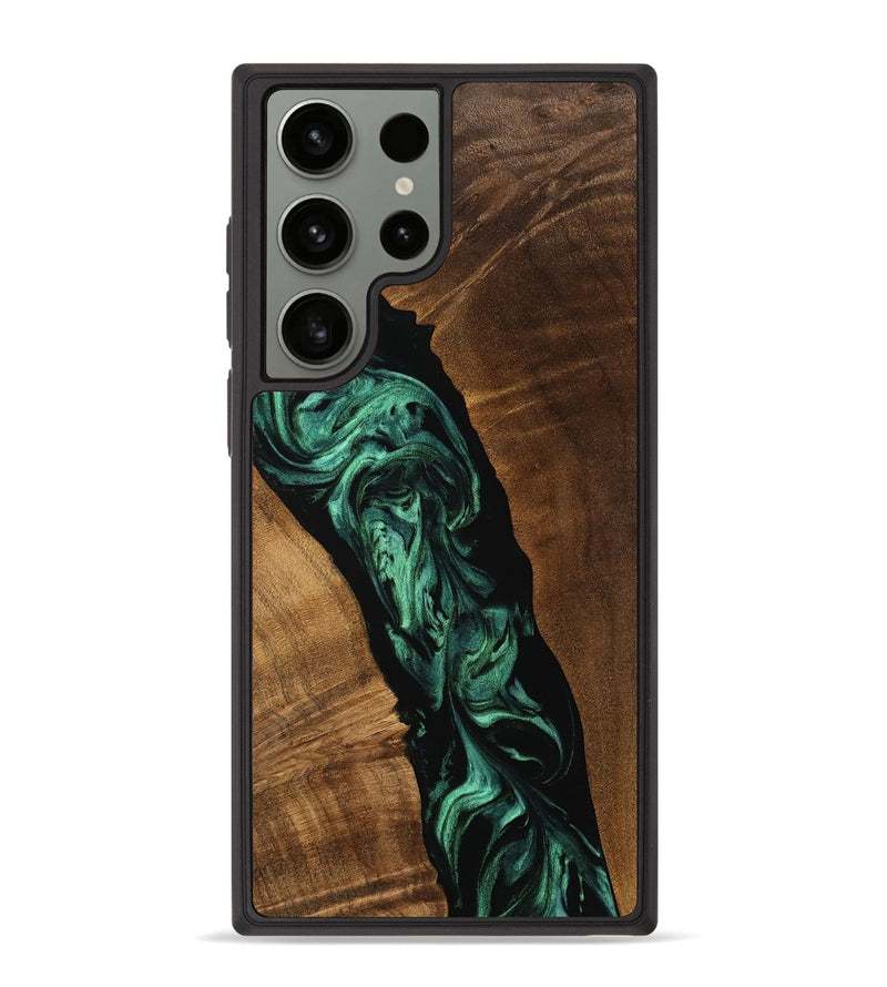 Galaxy S23 Ultra Wood Phone Case - Ina (Green, 753404)