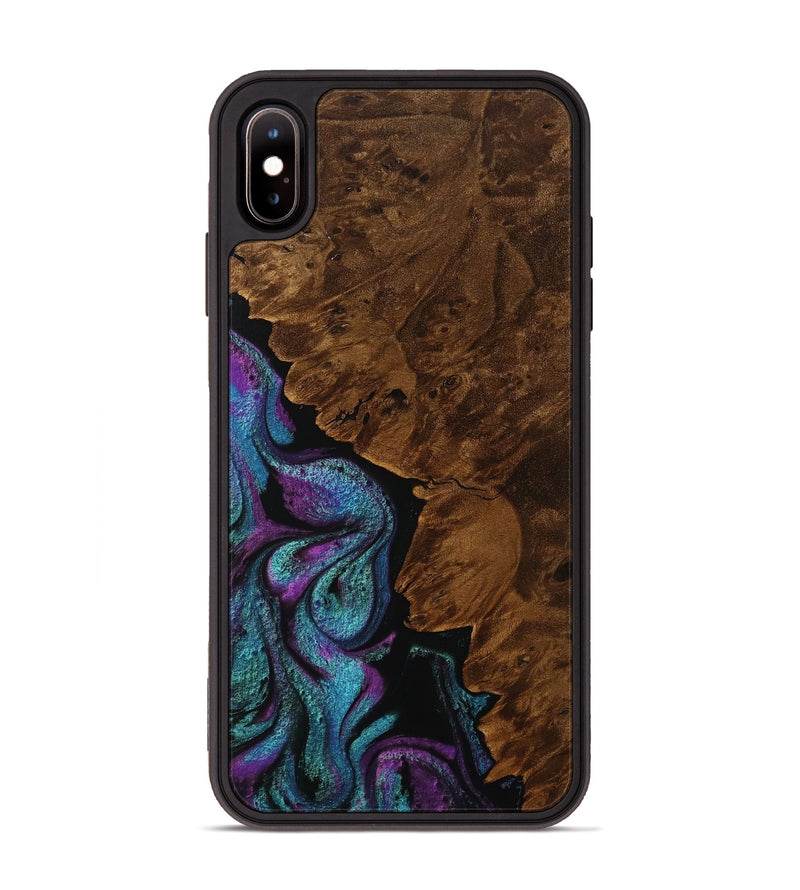 iPhone Xs Max Wood Phone Case - Alene (Purple, 753548)