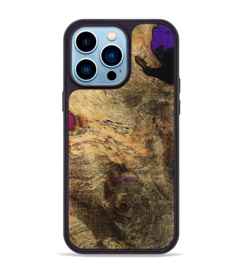 iPhone 14 Pro Max Wood Phone Case - Jeremy (Wood Burl, 753570)