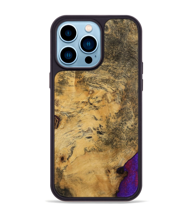 iPhone 14 Pro Max Wood Phone Case - Tamie (Wood Burl, 753578)