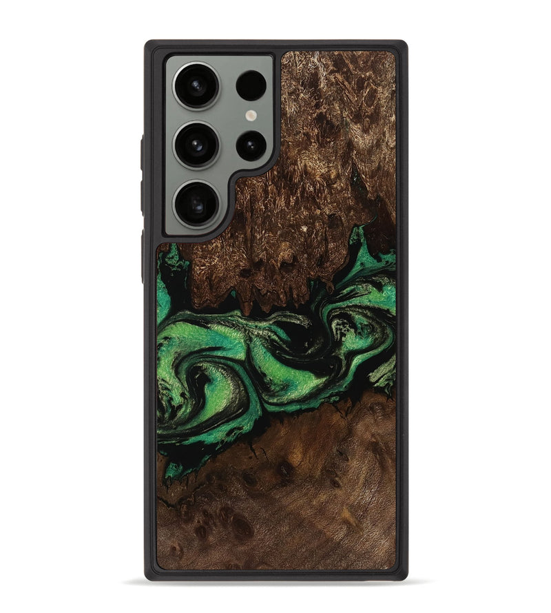 Galaxy S23 Ultra Wood Phone Case - Dave (Green, 753588)