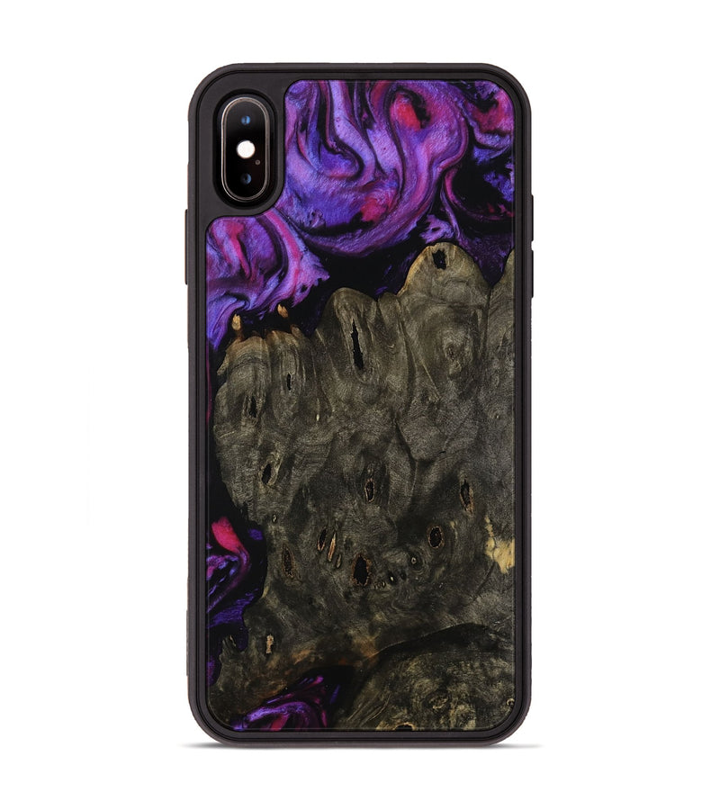 iPhone Xs Max Wood Phone Case - Bryon (Purple, 753590)