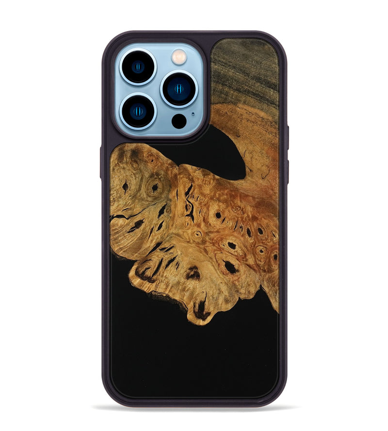 iPhone 14 Pro Max Wood Phone Case - Florian (Wood Burl, 753651)