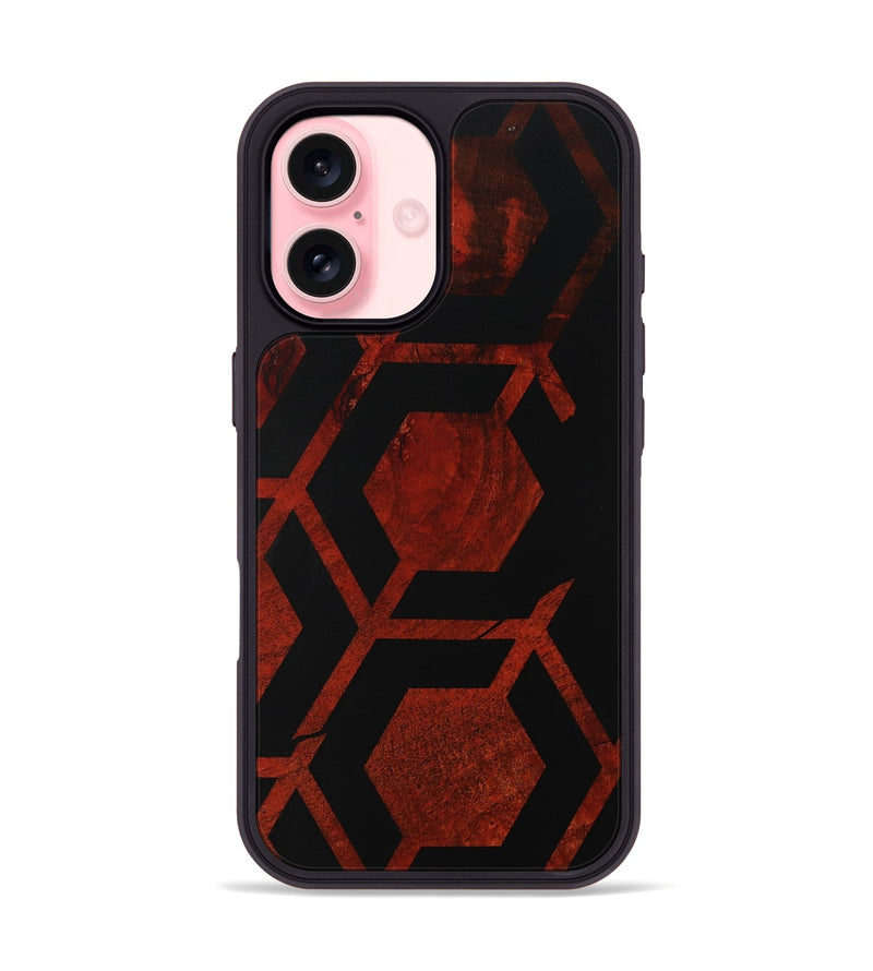 iPhone 16 Wood Phone Case - Mertie (Pattern, 753678)