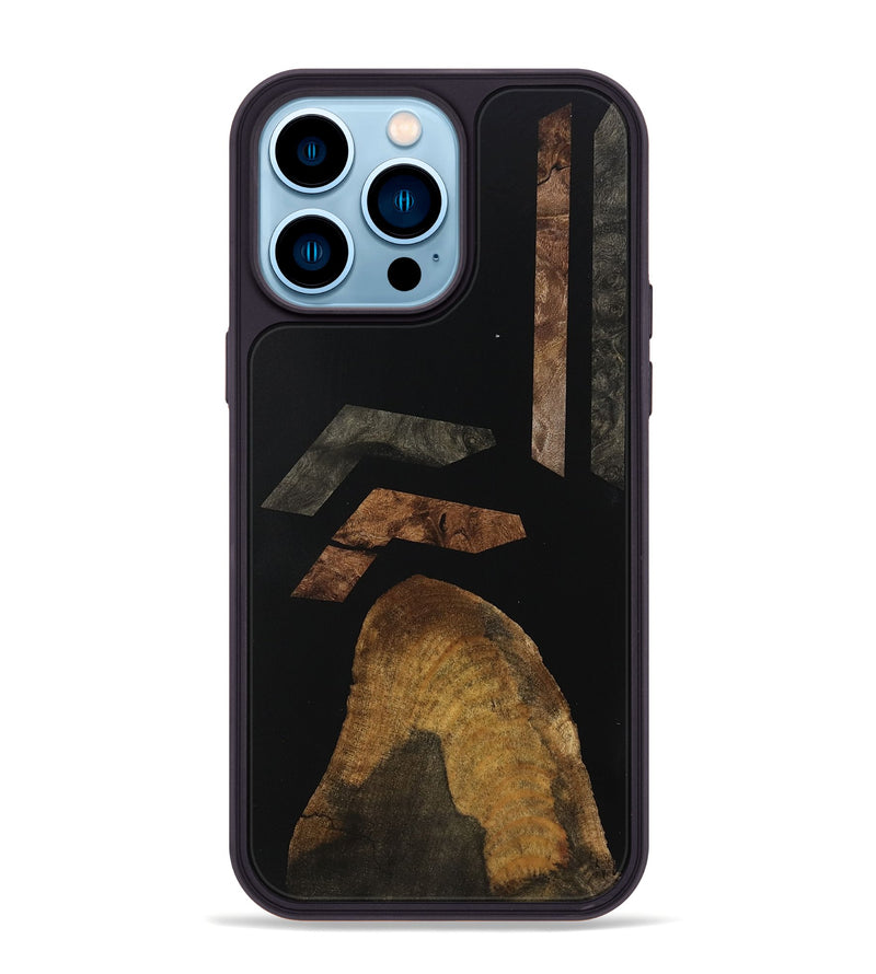 iPhone 14 Pro Max Wood Phone Case - Karissa (Wood Burl, 753831)