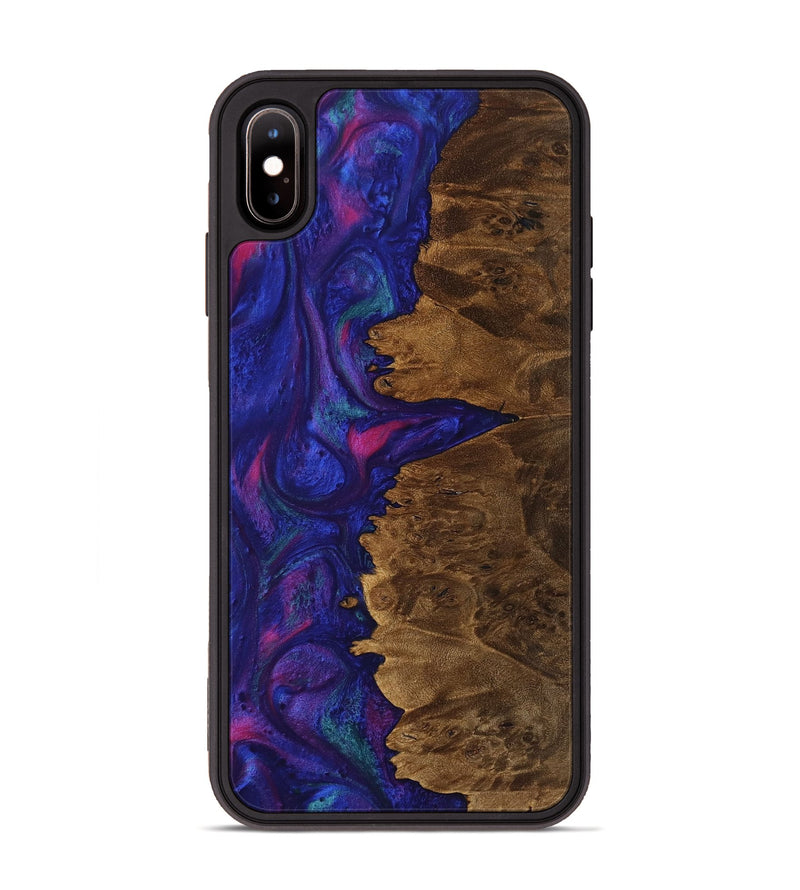 iPhone Xs Max Wood Phone Case - Sybil (Purple, 753890)