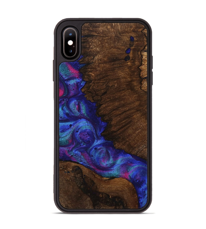 iPhone Xs Max Wood Phone Case - Scot (Purple, 753891)