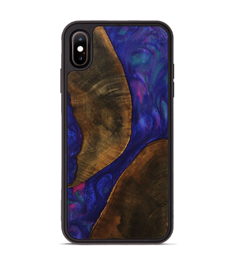 iPhone Xs Max Wood Phone Case - Ryatt (Purple, 753932)