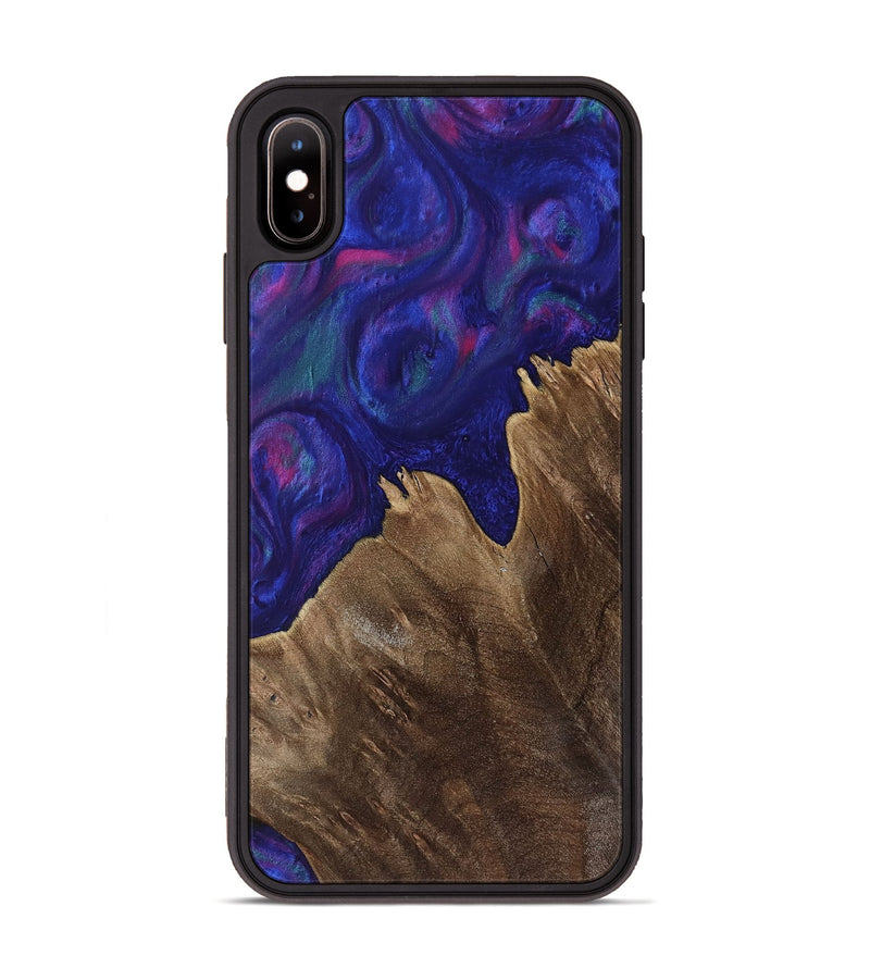 iPhone Xs Max Wood Phone Case - Matthew (Purple, 753933)