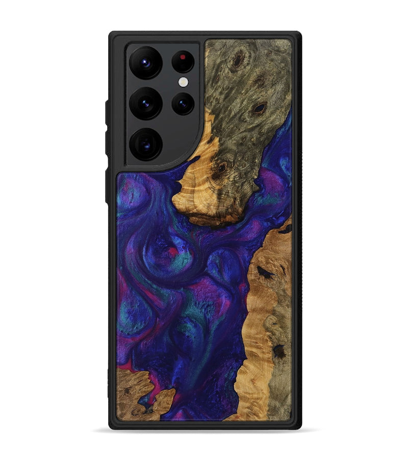 Galaxy S22 Ultra Wood Phone Case - Erykah (Purple, 753969)