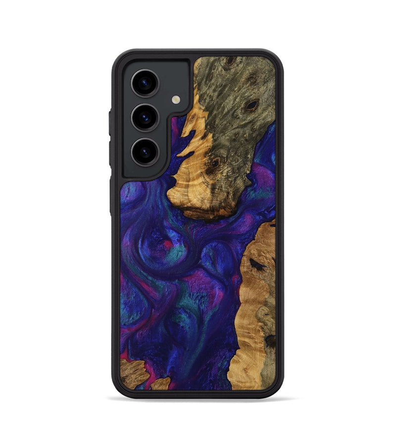 Galaxy S24 Wood Phone Case - Erykah (Purple, 753969)