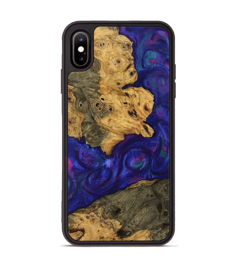 iPhone Xs Max Wood Phone Case - Inaya (Purple, 753970)