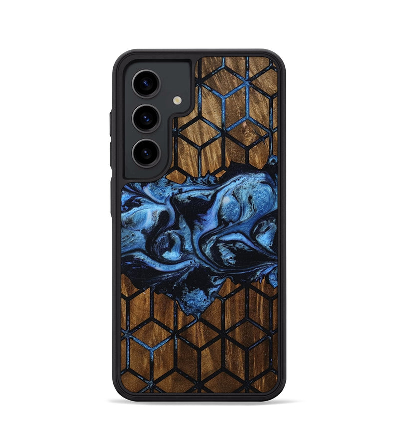 Galaxy S24 Wood Phone Case - Flor (Pattern, 753984)