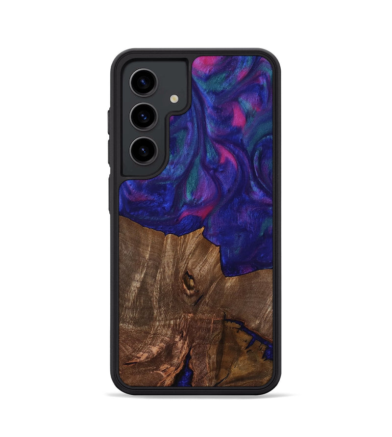 Galaxy S24 Wood Phone Case - Alia (Purple, 754001)