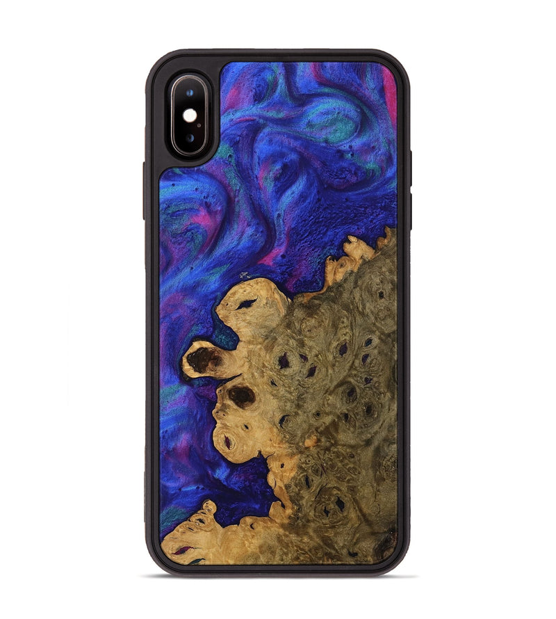 iPhone Xs Max Wood Phone Case - Durward (Purple, 754010)