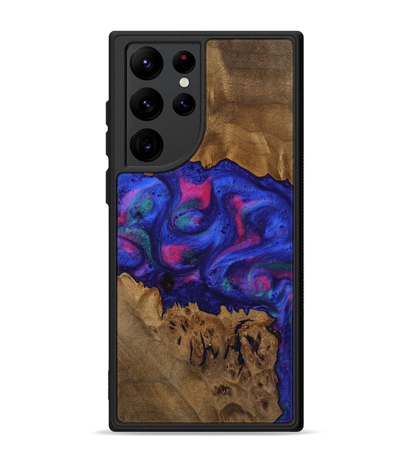 Galaxy S22 Ultra Wood Phone Case - Jiraiya (Purple, 754025)