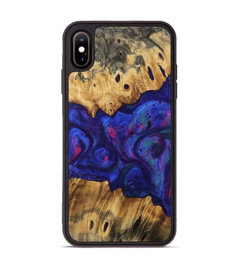 iPhone Xs Max Wood Phone Case - Maurine (Purple, 754030)