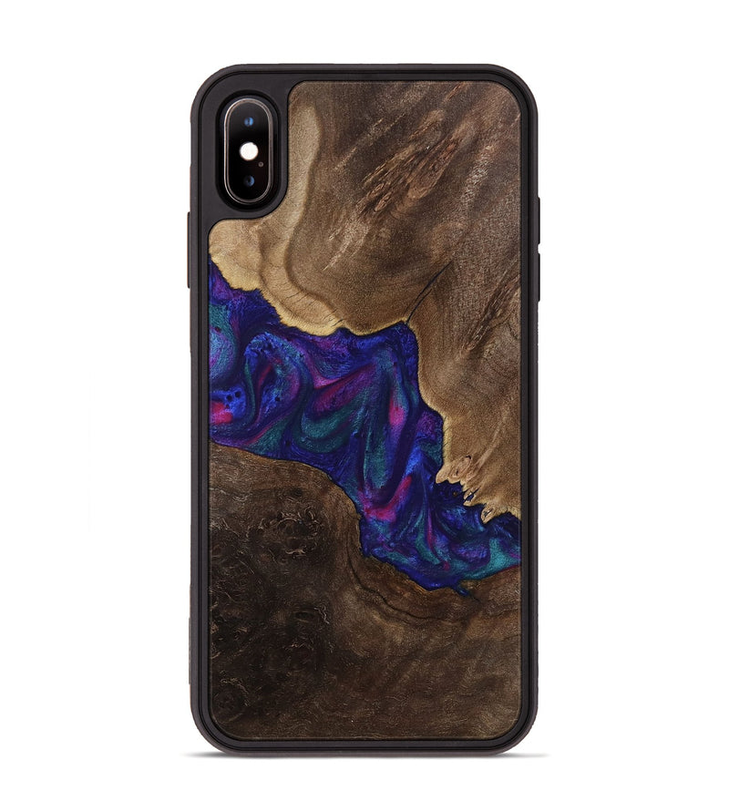 iPhone Xs Max Wood Phone Case - Tea (Purple, 754031)