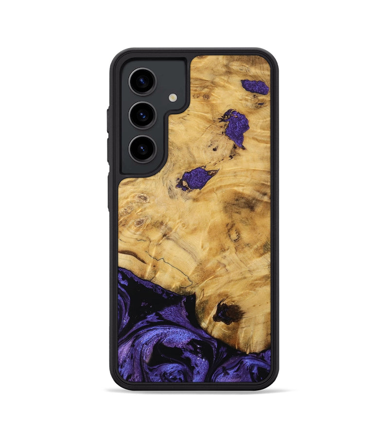 Galaxy S24 Wood Phone Case - Mikalah (Purple, 754033)