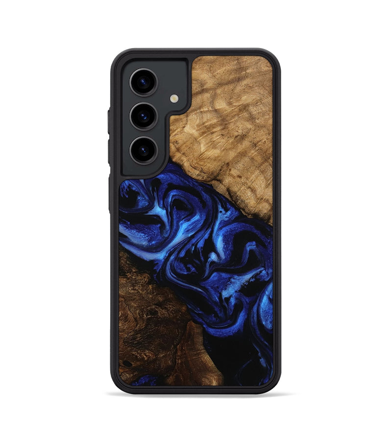 Galaxy S24 Wood Phone Case - Donna (Blue, 754035)