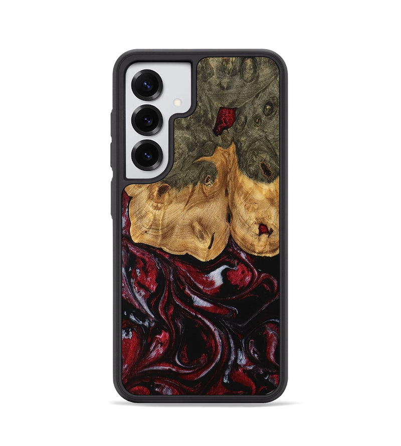 Galaxy S25 Wood Phone Case - Webster (Red, 754135)