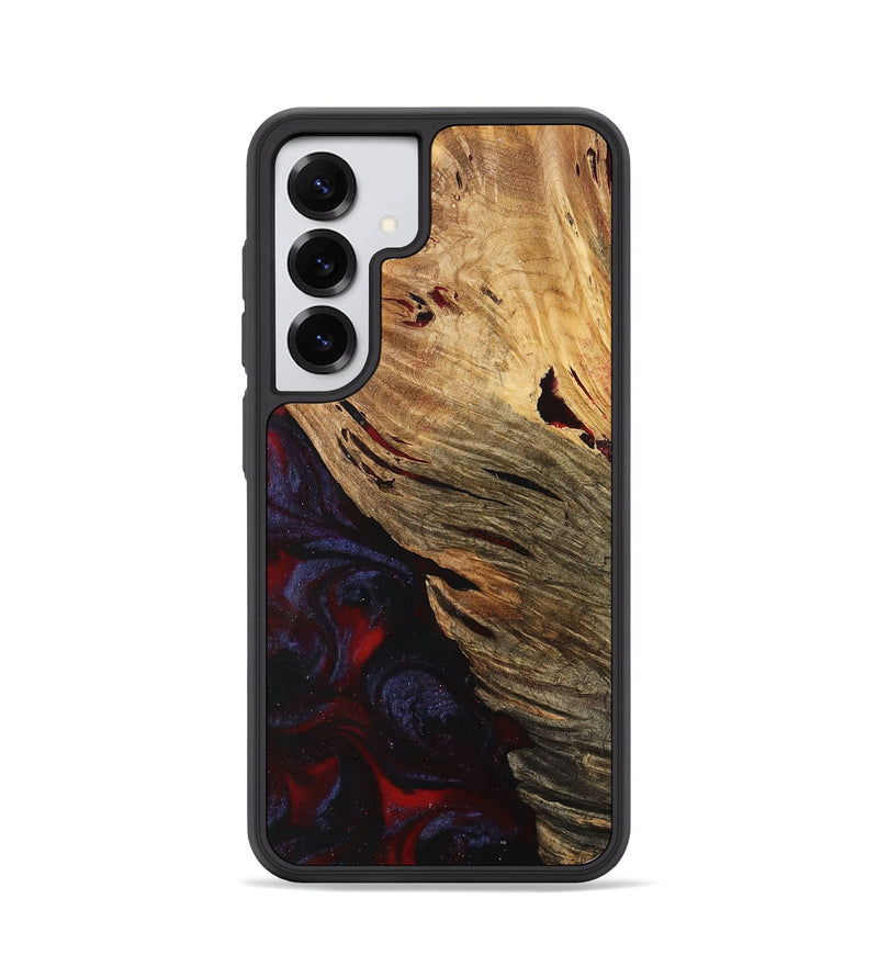 Galaxy S25 Wood Phone Case - Jerica (Red, 754696)