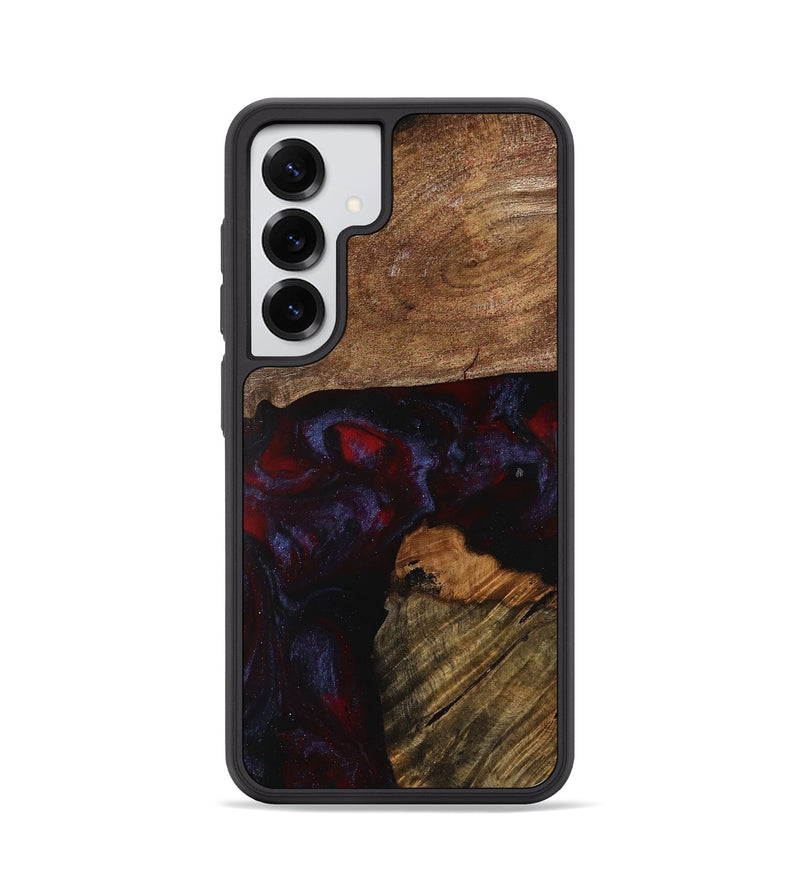 Galaxy S25 Wood Phone Case - Cora (Red, 754710)