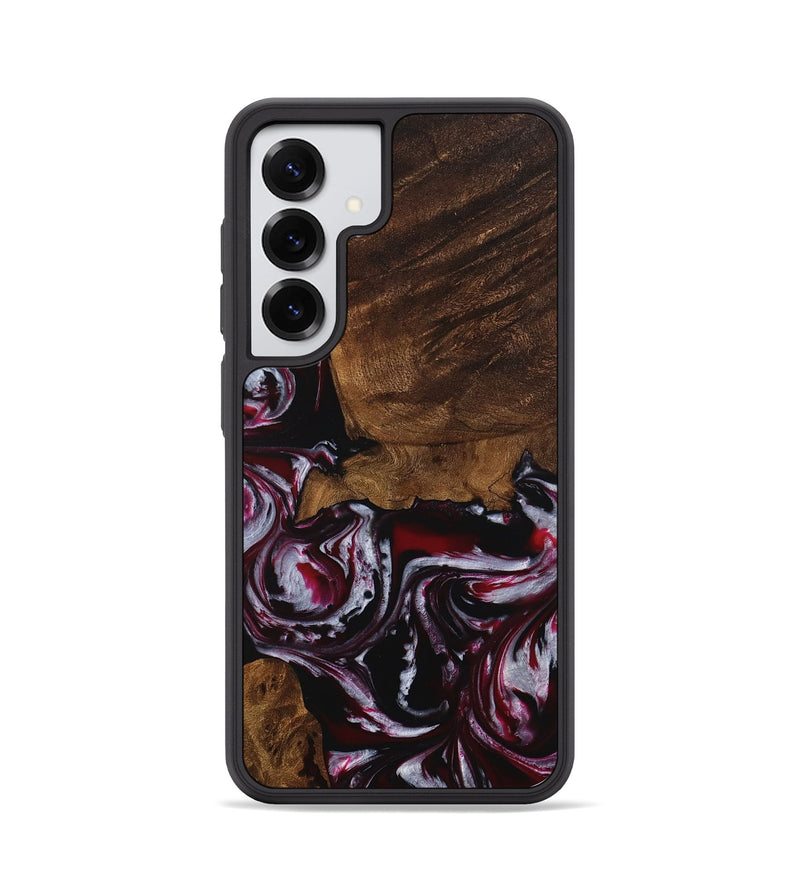 Galaxy S25 Wood Phone Case - Diann (Red, 755703)