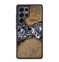 Galaxy S25 Ultra Wood Phone Case - Haisley (Black & White, 756509)