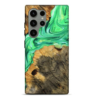 Galaxy S24 Ultra Wood Live Edge Phone Case - Elvira (Green, 756564)