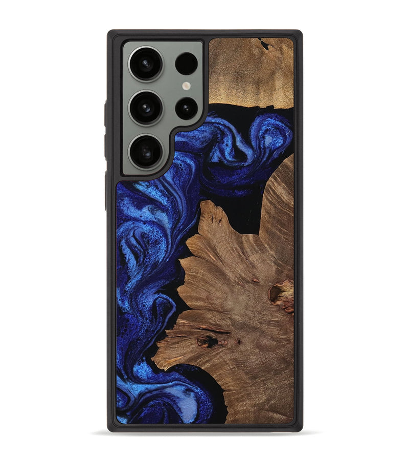 Galaxy S23 Ultra Wood Phone Case - Fay (Blue, 756697)