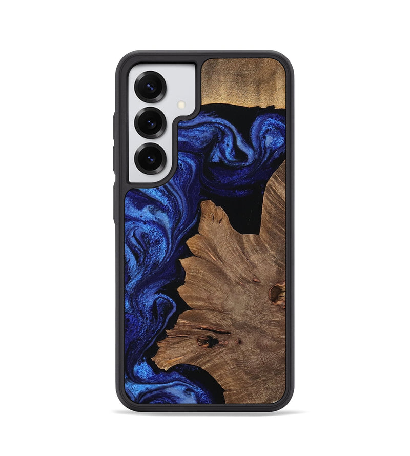 Galaxy S25 Wood Phone Case - Fay (Blue, 756697)