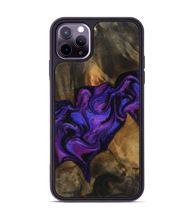 iPhone 11 Pro Max Wood Phone Case - Meir (Purple, 756706)