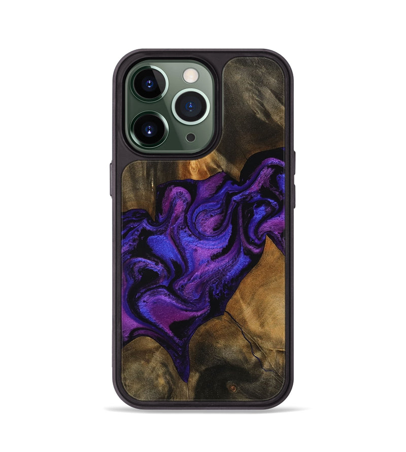 iPhone 13 Pro Wood Phone Case - Meir (Purple, 756706)