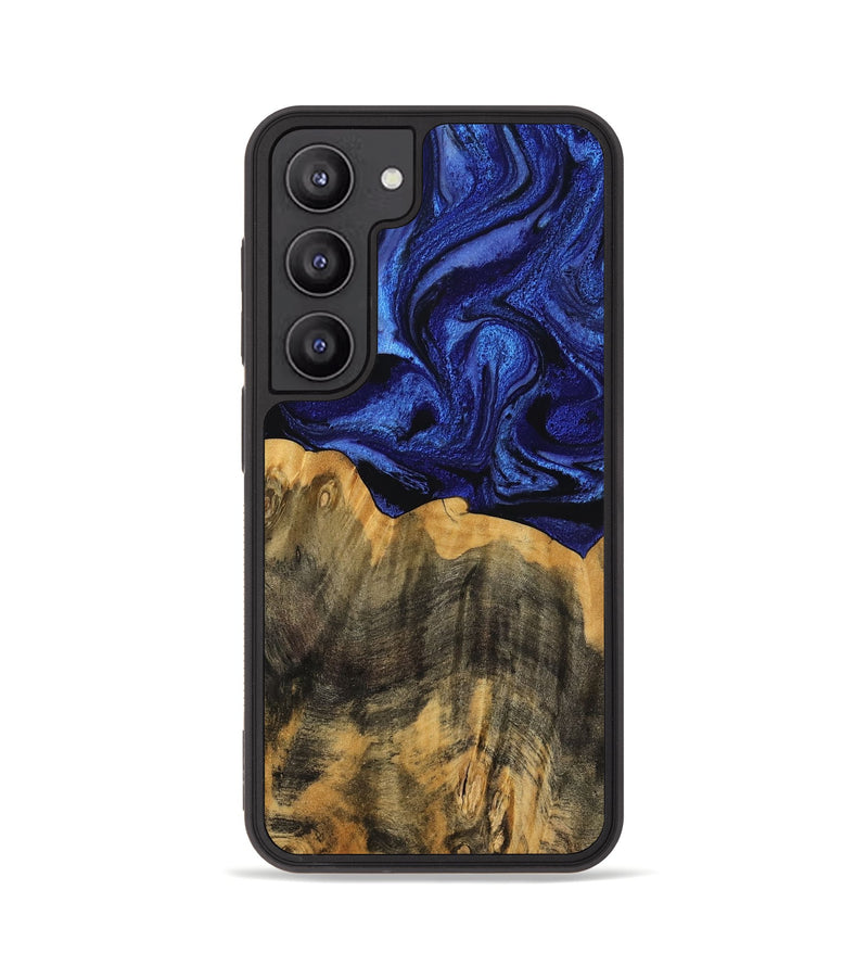 Galaxy S23 Wood Phone Case - Cindi (Blue, 756708)