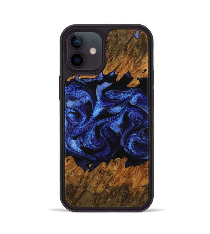 iPhone 12 Wood Phone Case - Sommer (Blue, 756710)