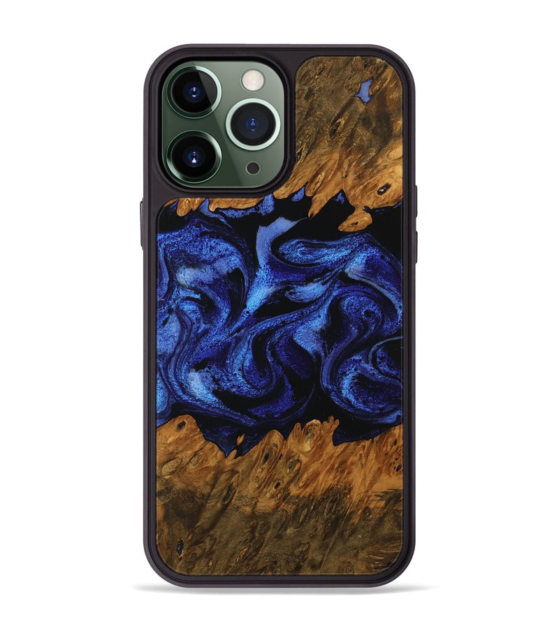 iPhone 13 Pro Max Wood Phone Case - Sommer (Blue, 756710)