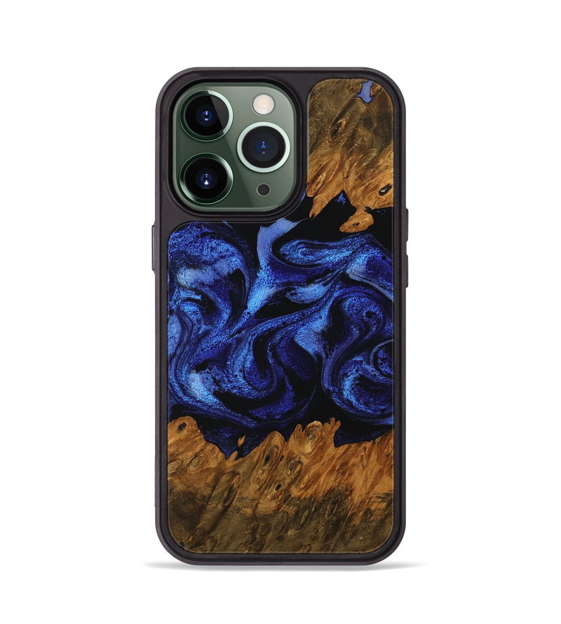 iPhone 13 Pro Wood Phone Case - Sommer (Blue, 756710)