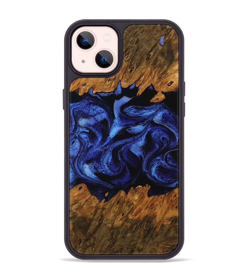 iPhone 14 Plus Wood Phone Case - Sommer (Blue, 756710)