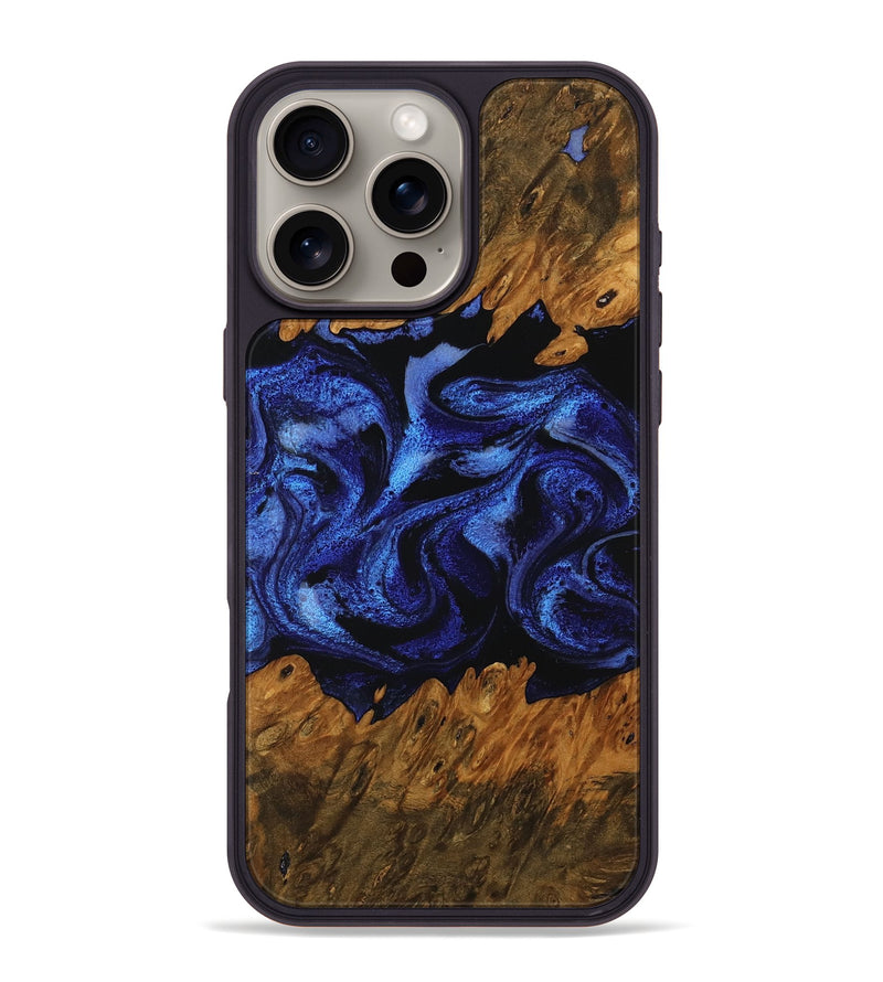 iPhone 16 Pro Max Wood Phone Case - Sommer (Blue, 756710)