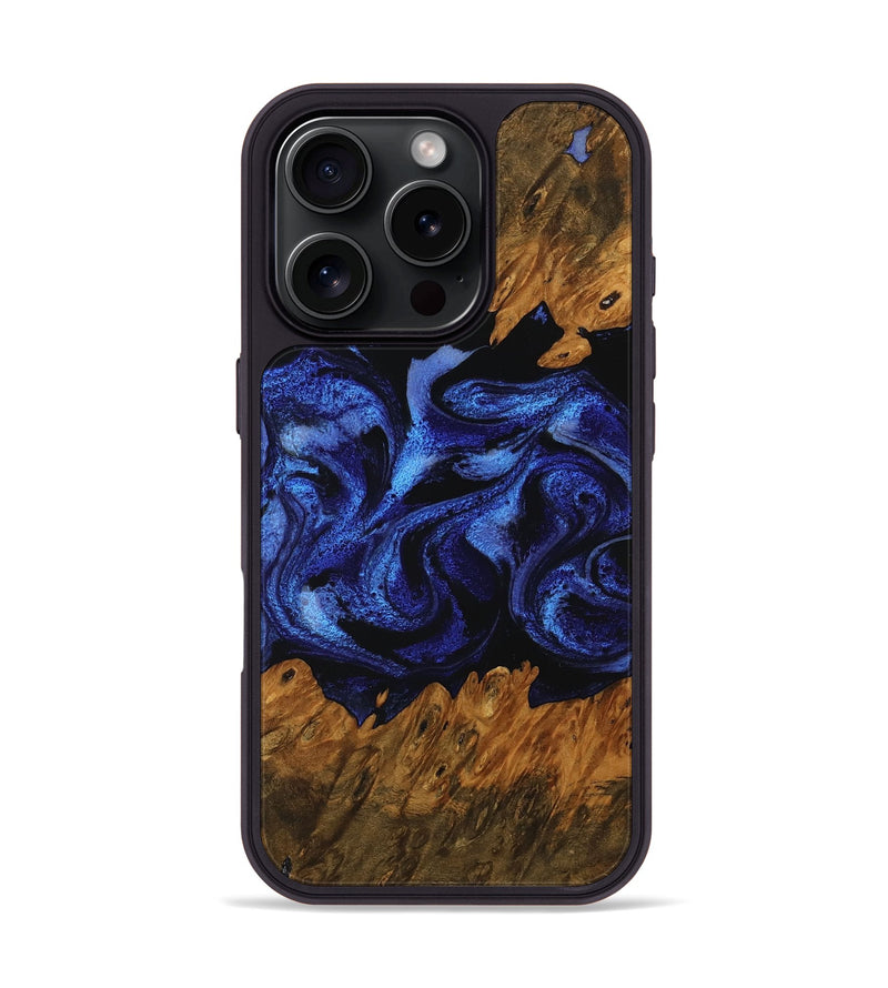 iPhone 16 Pro Wood Phone Case - Sommer (Blue, 756710)