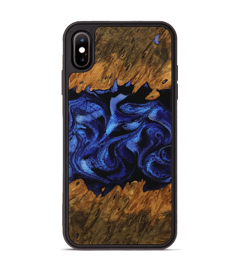 iPhone Xs Max Wood Phone Case - Sommer (Blue, 756710)