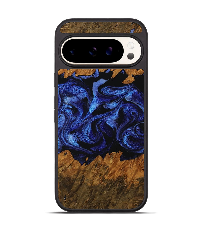 Pixel 9 Wood Phone Case - Sommer (Blue, 756710)