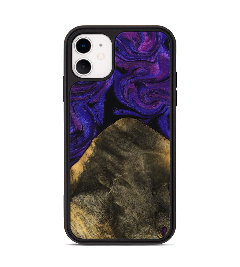 iPhone 11 Wood Phone Case - Estevan (Purple, 756716)