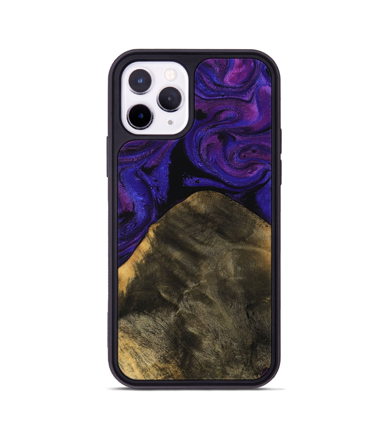 iPhone 11 Pro Wood Phone Case - Estevan (Purple, 756716)